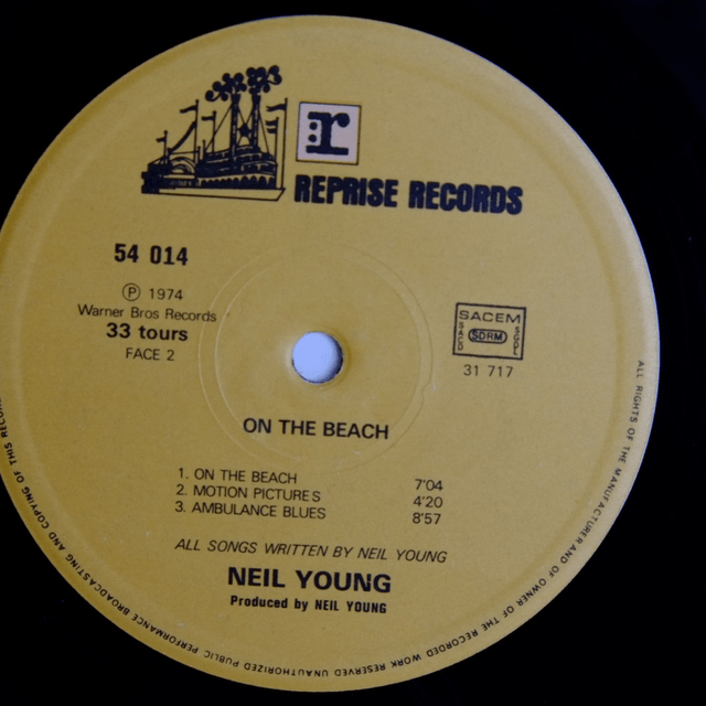 NEIL YOUNG - On the beach