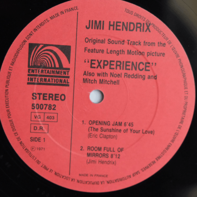 JIMI HENDRIX - Experience