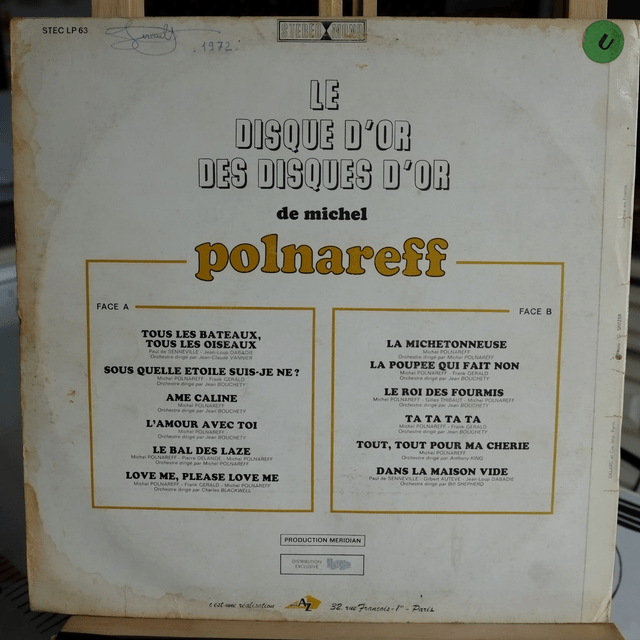 MICHEL POLNAREFF - Le disque d'or des disques d'or