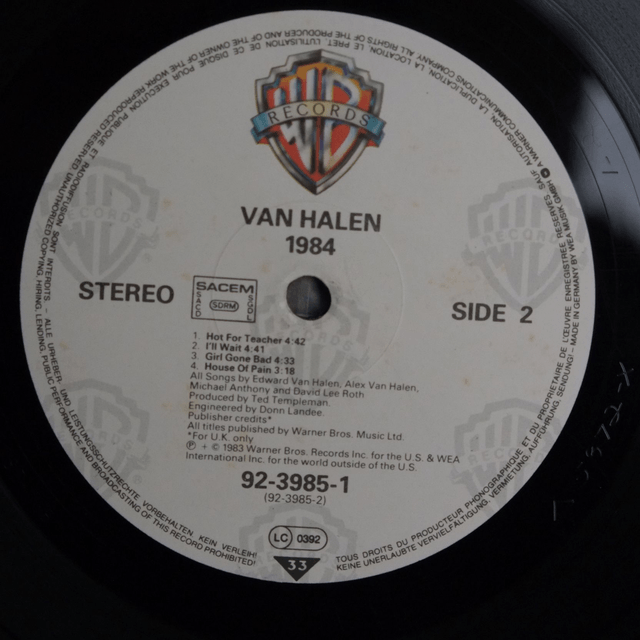 VAN HALEN - 1984
