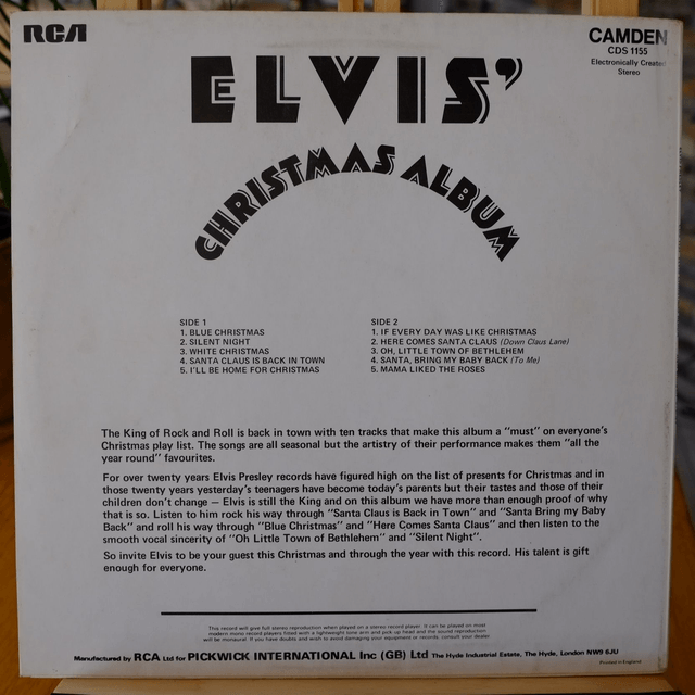 ELVIS PRESLEY - Christmas album