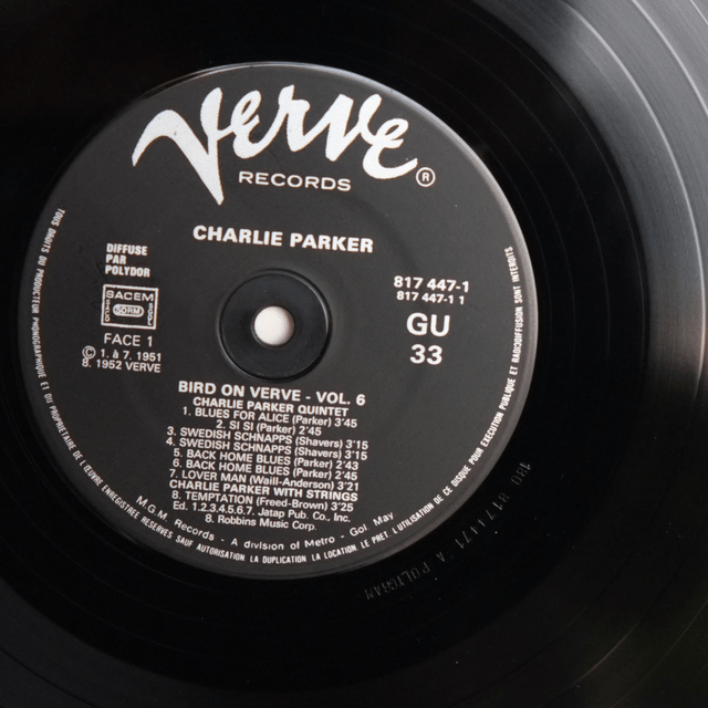 CHARLIE PARKER - Bird on Verve