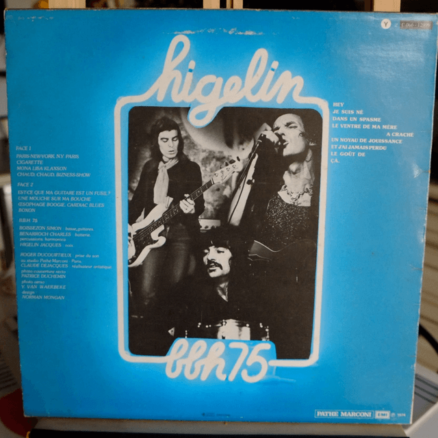 JACQUES HIGELIN - higelin bbh75