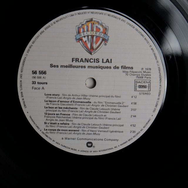 FRANCIS LAI - Ses plus belles musiques de films