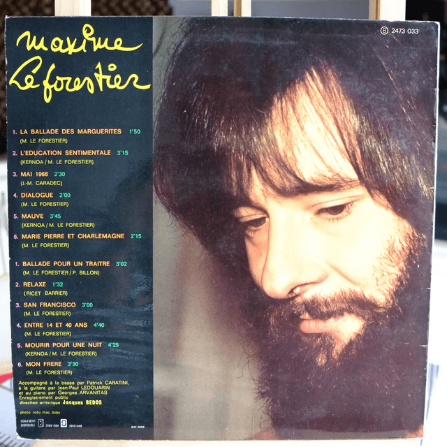 MAXIME LE FORESTIER - Enregistrement public