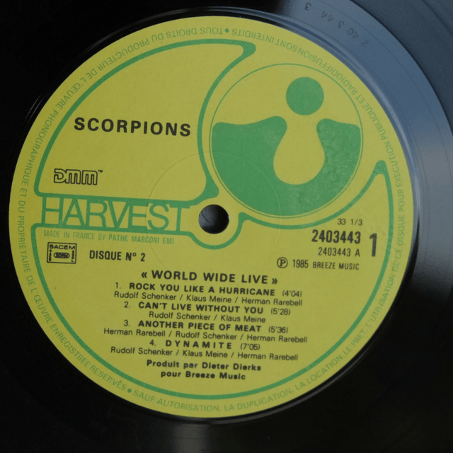 SCORPIONS - World Wild Live
