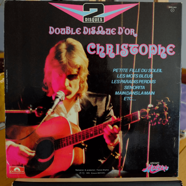 CHRISTOPHE - Double disque d'or
