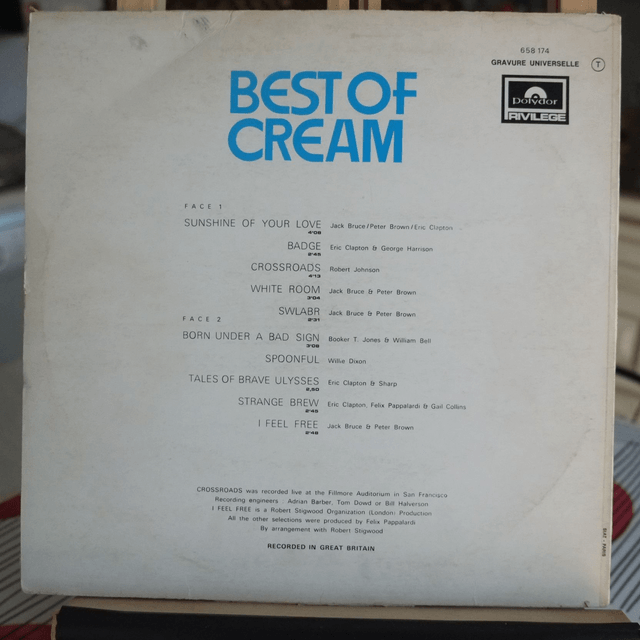 CREAM - Best of Cream