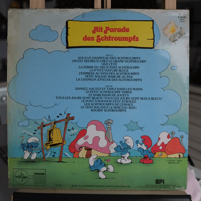 Le hit parade des schtroumpfs