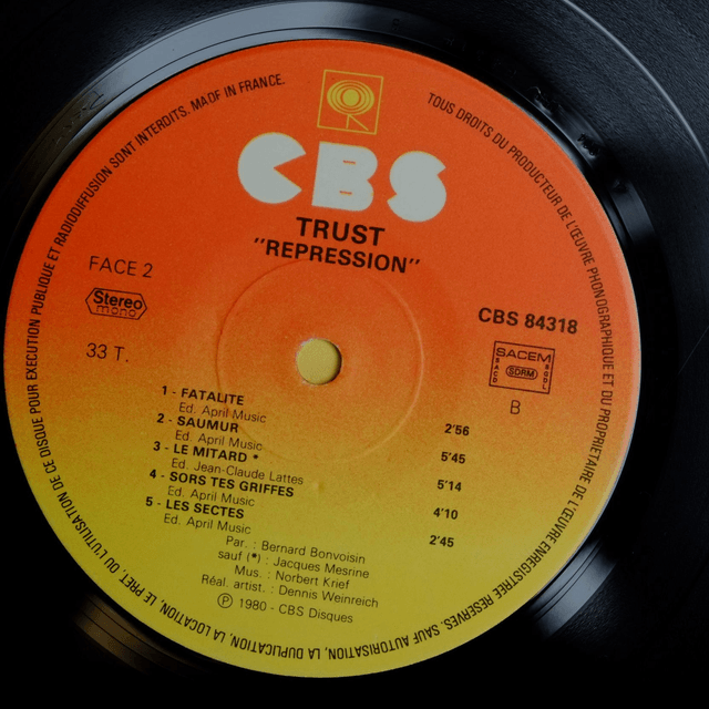 TRUST - Repression (poster inclus)