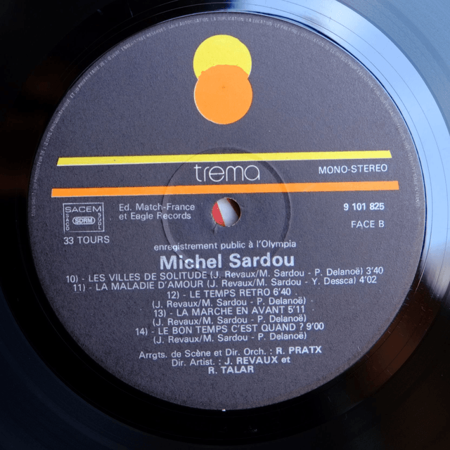 MICHEL SARDOU - Olympia 75