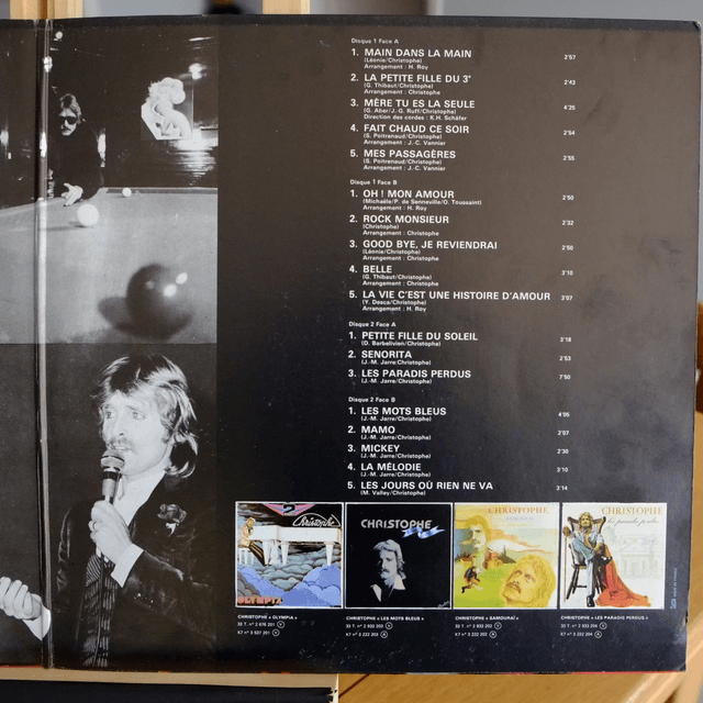 CHRISTOPHE - Double disque d'or