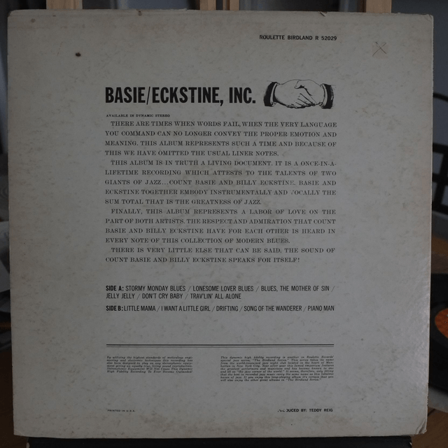 BASIE/ECKSTINE - Incorporated