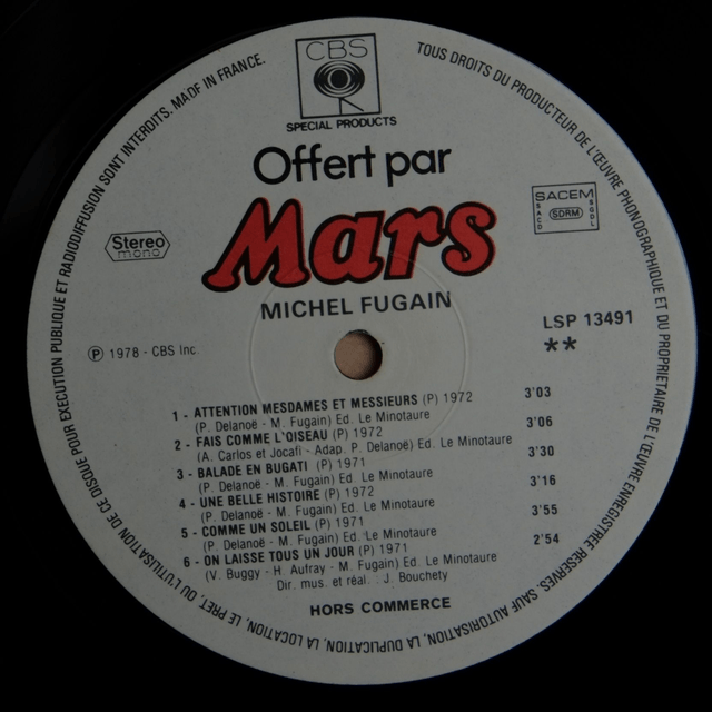 CLAUDE FRANCOIS/ MICHEL FUGAIN