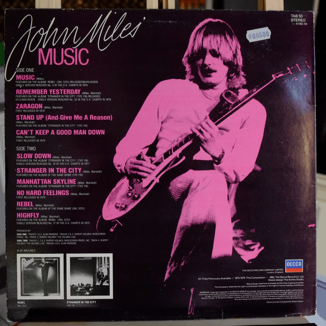 John Miles music