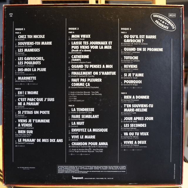 Daniel Guichard - Coffret 3 disques