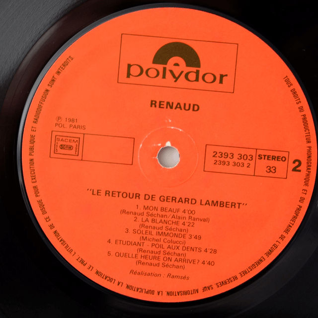 RENAUD - ...Le retour de Gérard Lambert