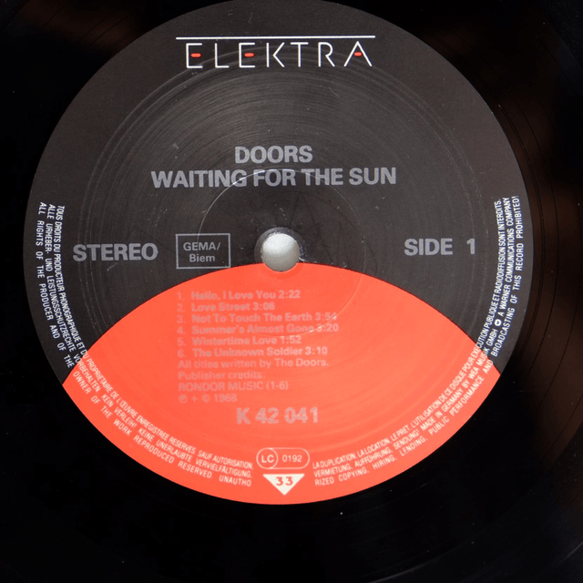 THE DOORS - Waiting for the sun