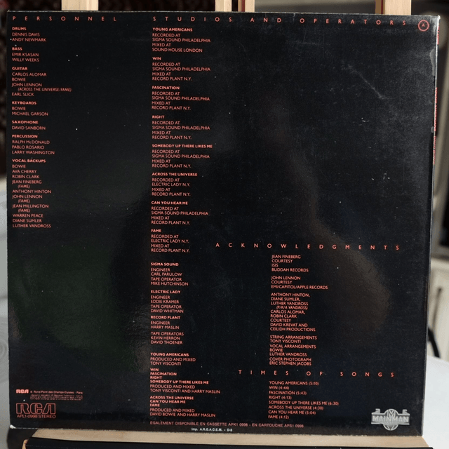 DAVID BOWIE - Young Americans