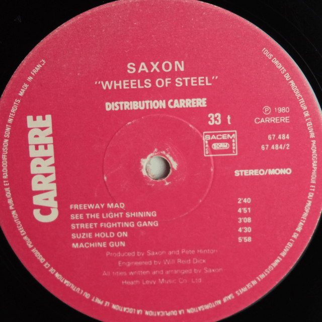 SAXON - Wheels of steel