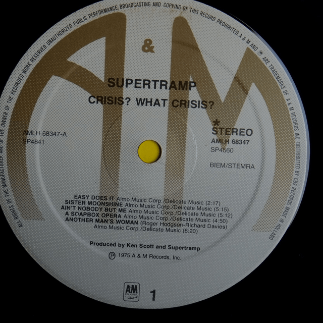 SUPERTRAMP - Crisis? what crisis!
