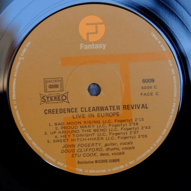CREEDANCE CLEARWATER REVIVAL - Live in Europe
