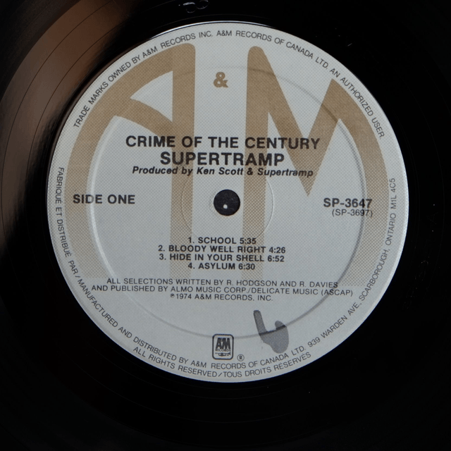 SUPERTRAMP - Crime of the century