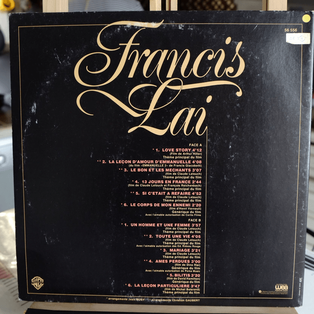FRANCIS LAI - Ses plus belles musiques de films