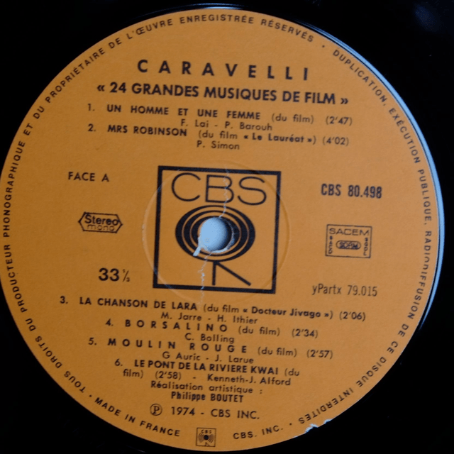 24 GRANDES MUSIQUES DE FILMS