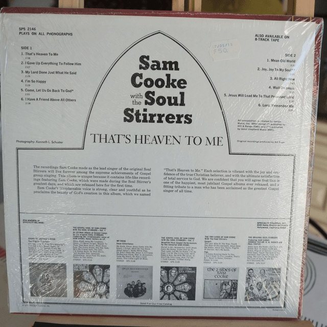 SAM COOKE with the SOUL STIRRERS - That's heaven to me