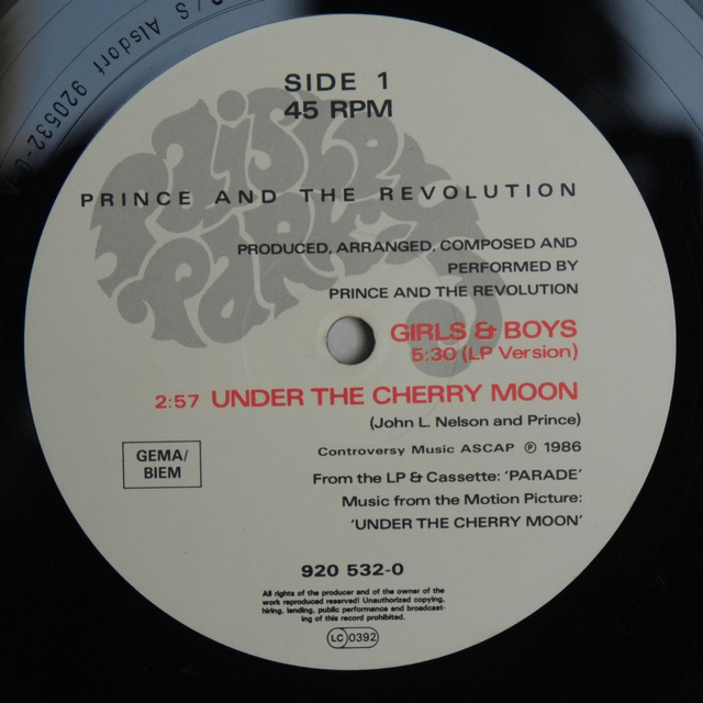 PRINCE & the revolution - Girls & Boys