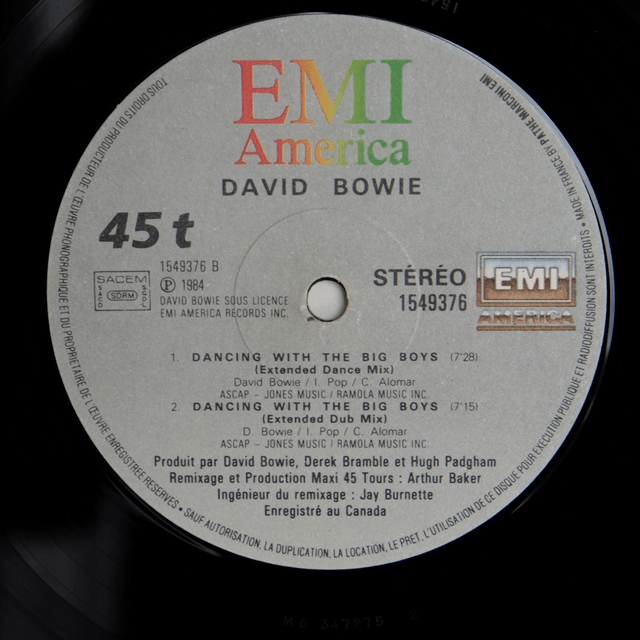 DAVID BOWIE - Blue jean