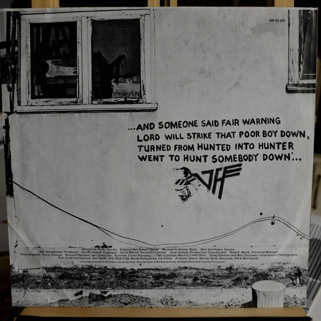 VAN HALEN - Fair warning