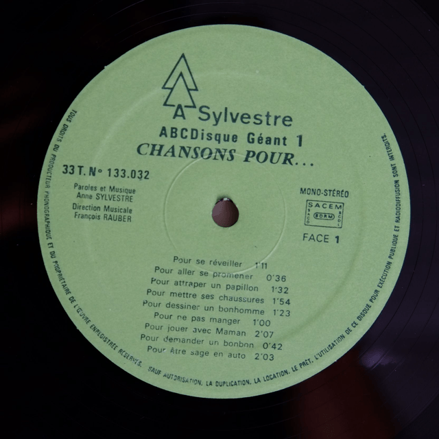 ANNE SYLVESTRE - Chansons pour...