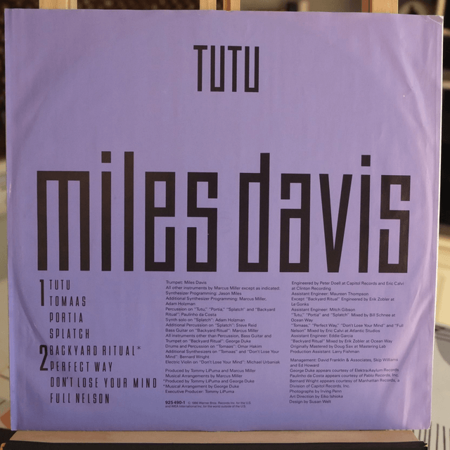 MILES DAVIS - Tutu