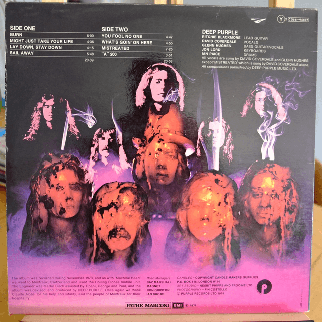 DEEP PURPLE - Burn