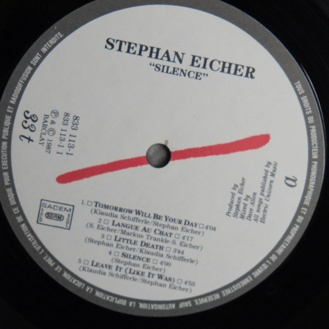 STEPHAN EICHER - Silence