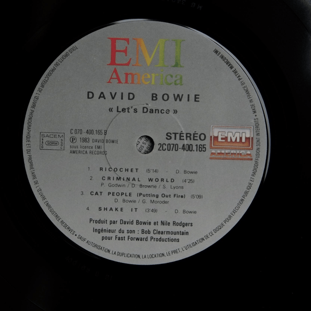 DAVID BOWIE - Let's dance
