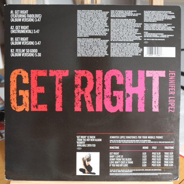 JENNIFER LOPEZ- Get right