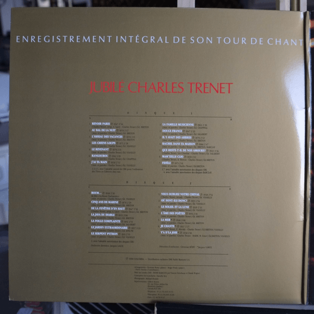 Charles Trénet -Récital