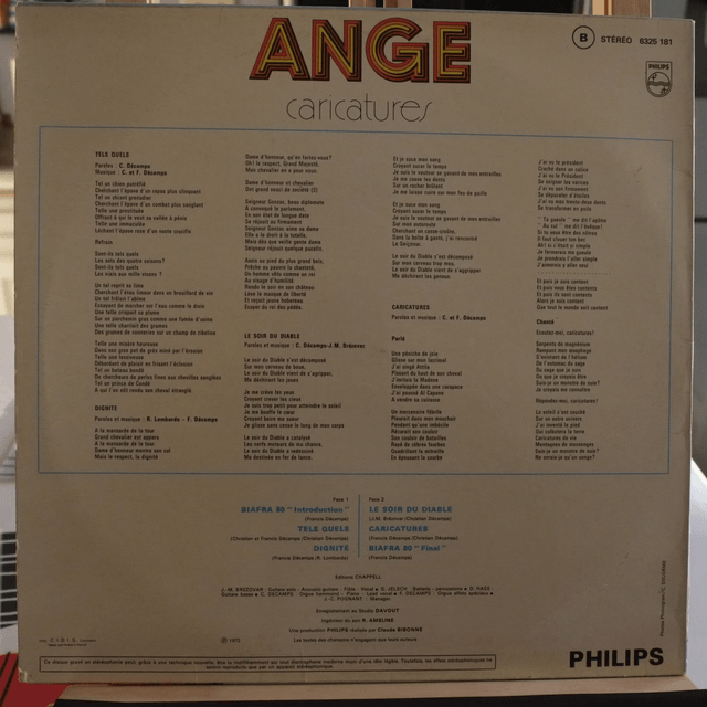 ANGE - Caricatures