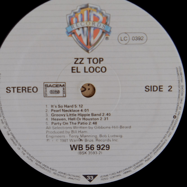 ZZ TOP - El loco