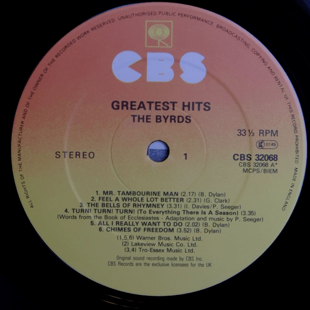 THE BYRDS - Greatest hits