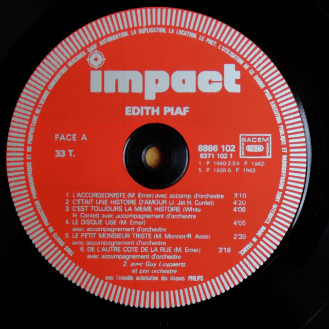 EDITH PIAF 