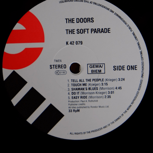 THE DOORS - The soft parade