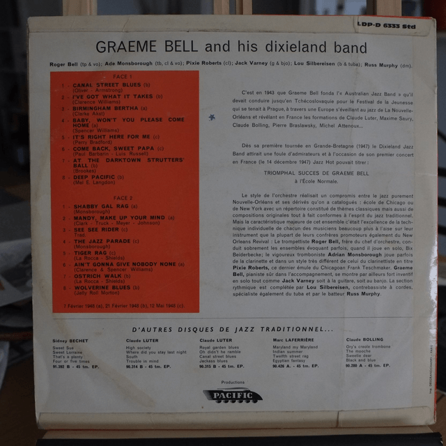 Graeme Bell and his dixieland band