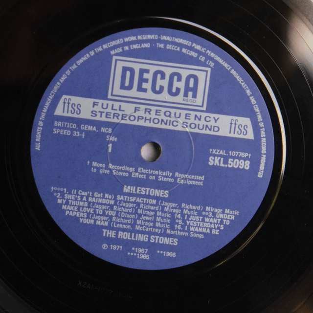 THE ROLLING STONES - milestones