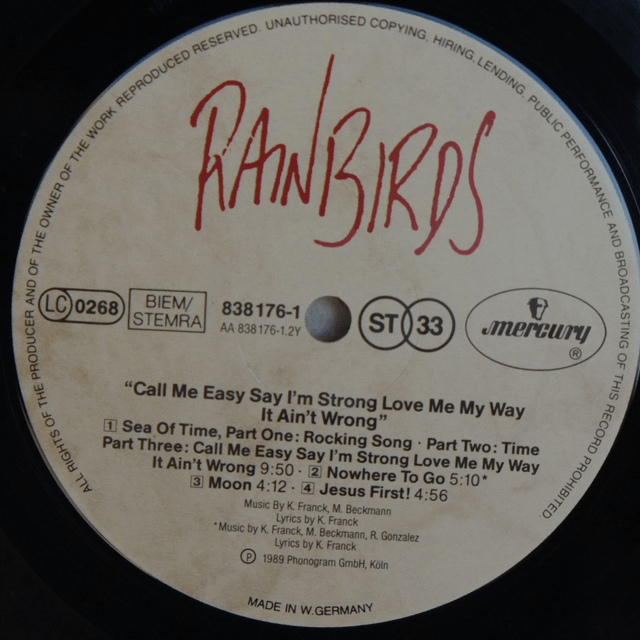 RAINBIRDS "Call me easy say ..."