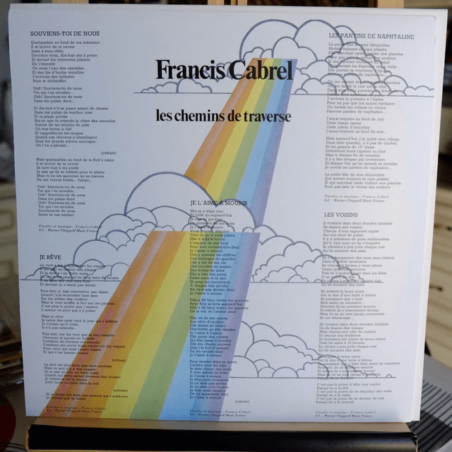 FRANCIS CABREL - Les chemins de traverse