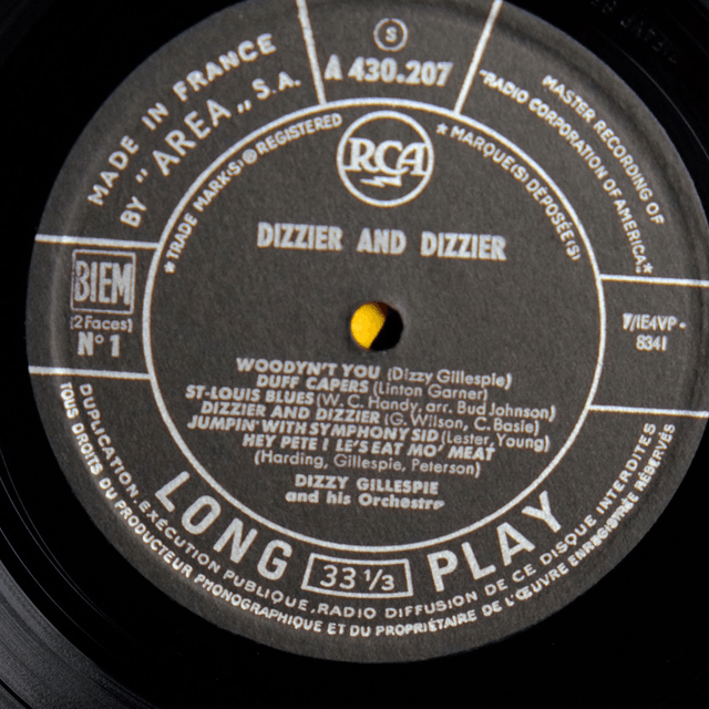 DIZZY GILLEPSIE - Dizzier and Dizzier